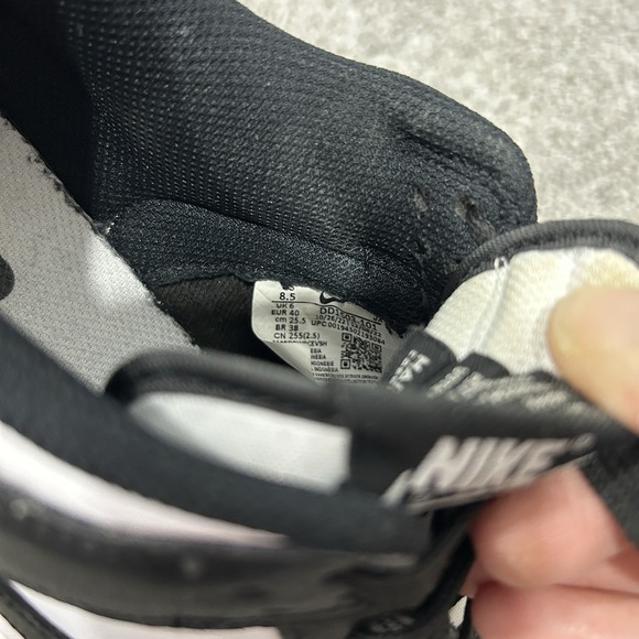 Nike Dunk Low Retro White Black Panda Women's Size 8.5 DD1503-101 Shoes Sneakers - Picture 10 of 11